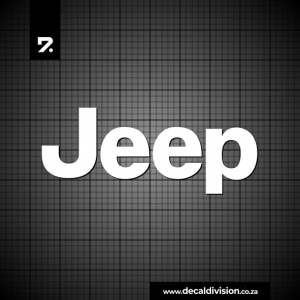 Jeep Lettering Sticker